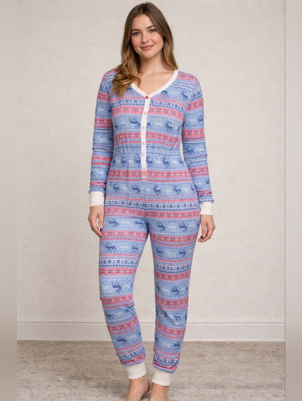 Fair Isle Onesie Pajama